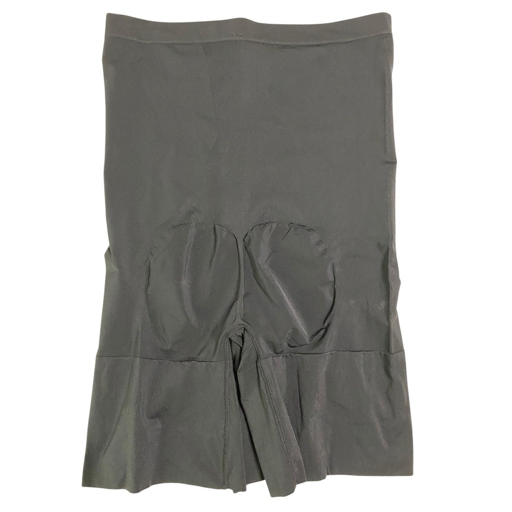 SPANX OnCore High Waisted Mid Thigh Shapewear Shorts Black 2X Plus Compression - Picture 7 of 8